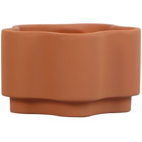8in Gemeni Terra Planter, Terracotta