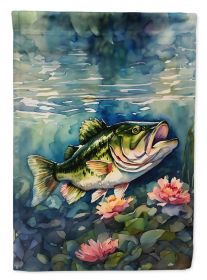 Largemouth Bass Garden Flag Mailbox Flag Decorative Yard Flag Banner Outside Patio Artwork Yard Flower Beds, Garden Size, Multicolor