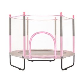 60" Trampoline for Kids Mini Toddler Trampoline with Net Indoor Outdoor