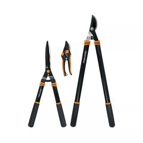 3 Piece Tree and Shrub Care Set Rust Resistant Steel Durable Pruning Tools with Lifetime Limited Warranty Gardening Hand Tools for Tree and Shrub